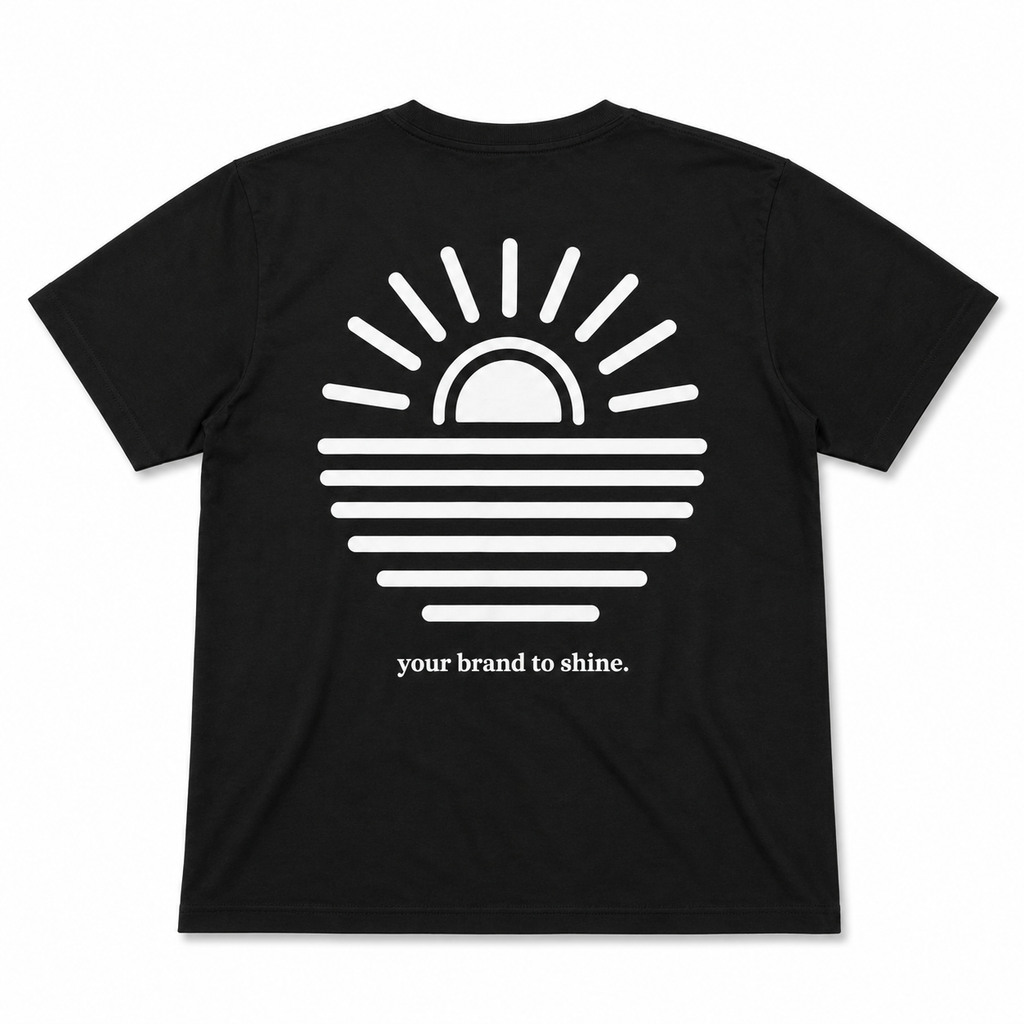 organic t-shirt black