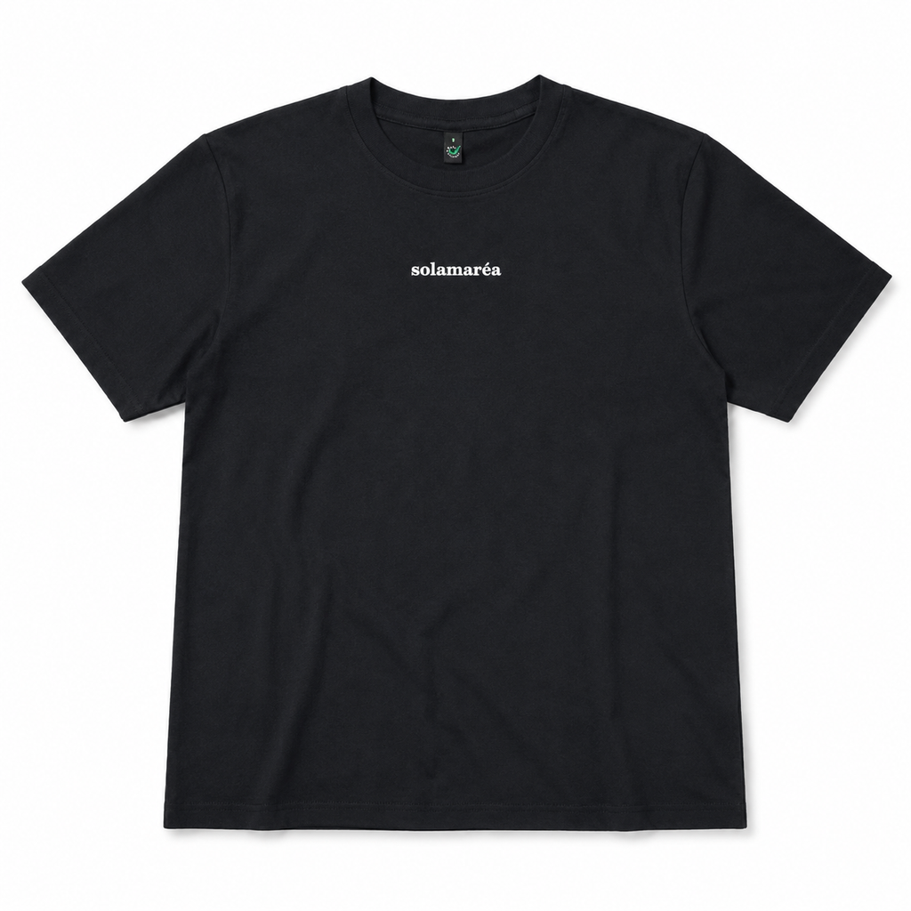 organic t-shirt black